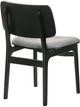 Armen Living Lima Black Dining Accent Chairs-1