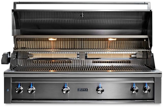 LYNX® Professional 4-Burner Stainless Steel Built-In Natural Gas Grill with Rotisserie-2