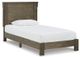 Signature Design by Ashley® Shamryn 4-Piece Grayish Brown Twin Panel Bed Set-1