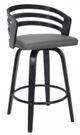 Armen Living Jayden Gray 30" Swivel Bar Stool-0