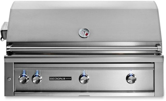 LYNX® Sedona 3-Burner Stainless Steel Built-In Liquid Propane Grill with 3 Stainless Steel Burners and Rotisserie-0