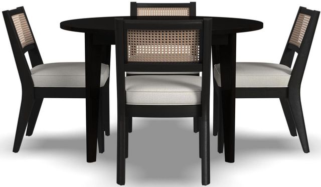 homestyles® Brentwood 5-Piece Black Round Dining Set-1