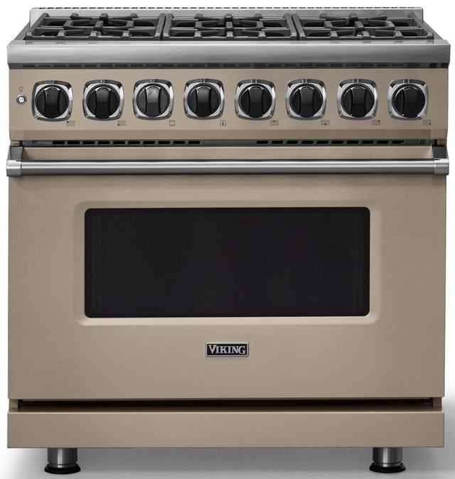 Viking® 7 Series 36" Nantucket Pro Style Dual Fuel Range-0