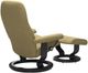 Stressless® by Ekornes® Customizable Consul Medium Manual Recliner and Ottoman with Classic Base-3