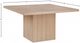 Meridian Furniture Belinda Natural Oak Square Dining Table-4