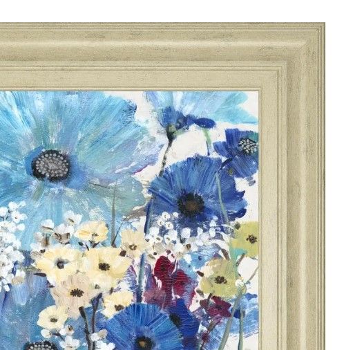 Classy Art Garden Blues II by Tim OToole Wall Art-1