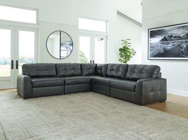 Signature Design by Ashley® Brindley Pier 5-Piece Fog L-Shape Sectional-1