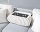 Global Furniture USA Light Gray/White Reversible Pull-Out Sofa Bed -4