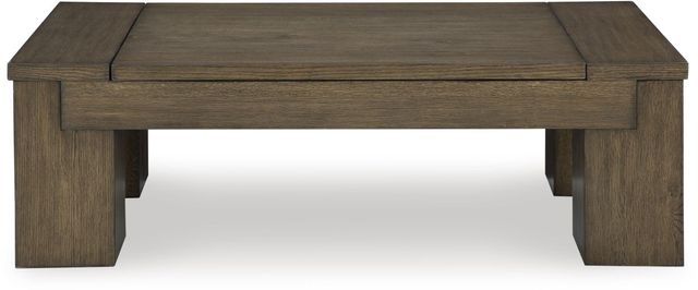 Signature Design by Ashley® Rosswain Warm Brown Lift-Top Coffee Table-3