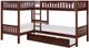 Homelegance® Rowe Dark Cherry Youth Twin Corner Bunk Bed with Twin Trundle-3