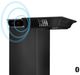 ZLINE Black Stainless Steel Crown Molding with Built-in Bluetooth Speakers-3