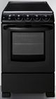 Summit® White Pearl Series 20" Black Freestanding Electric Range-3