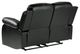 Homelegance® Cranley Black Double Manual Reclining Loveseat-4