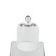 A & B Home 2-Piece 4" Glass Serving Platter with Dome Set-2