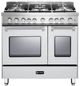 Verona® Prestige Series 36" White Pro Style Dual Fuel Gas Range-0