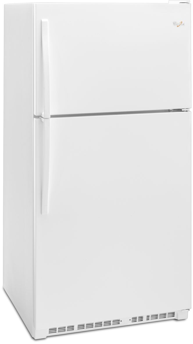 Whirlpool 33 in. 20.5 Cu. Ft. White Top Freezer Refrigerator - Thumbnail 4