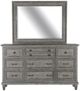 Magnussen Home® Lancaster Dovetail Gray Dresser and Mirror-1