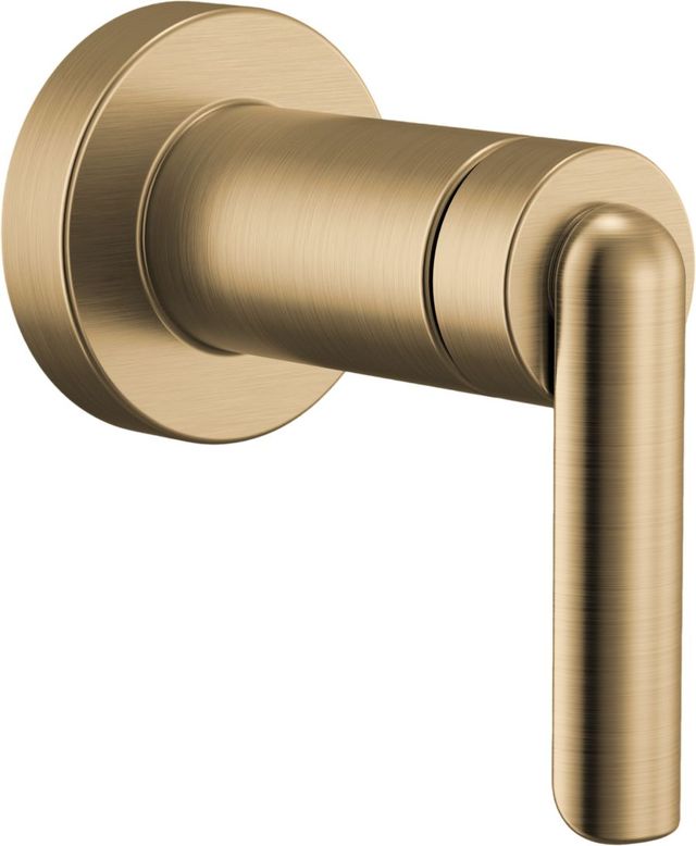 Brizo Roccesco™ Brilliance® Luxe Gold® Sensori® Volume Control Trim with Bent Lever Handle-0