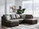 Signature Design by Ashley® Castille Way 2-Piece Fossil U-Shape Sleeper Sectional and Chaise-2