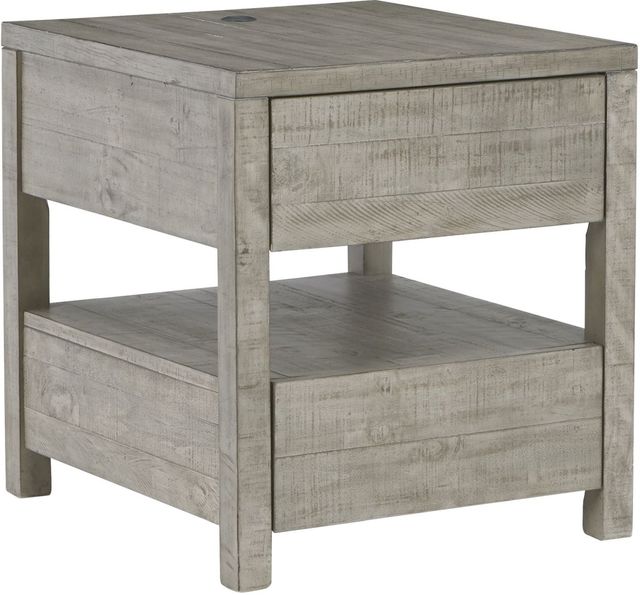 Signature Design by Ashley® Krystanza Weathered Gray End Table-0