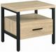 ACME Furniture Yawan Oak Accent Side Table with Black Frame-0