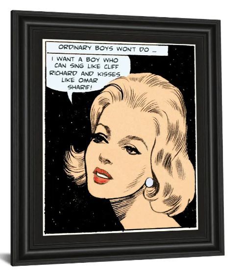 Classy Art Ordinary Boys Won’t Do by Roy Newby Wall Art-1