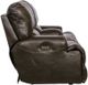 Catnapper® Wembley Steel Leather Power Lay Flat Reclining Console Loveseat with Power Adjustable Headrest and Power Adjustable Lumbar Support-3