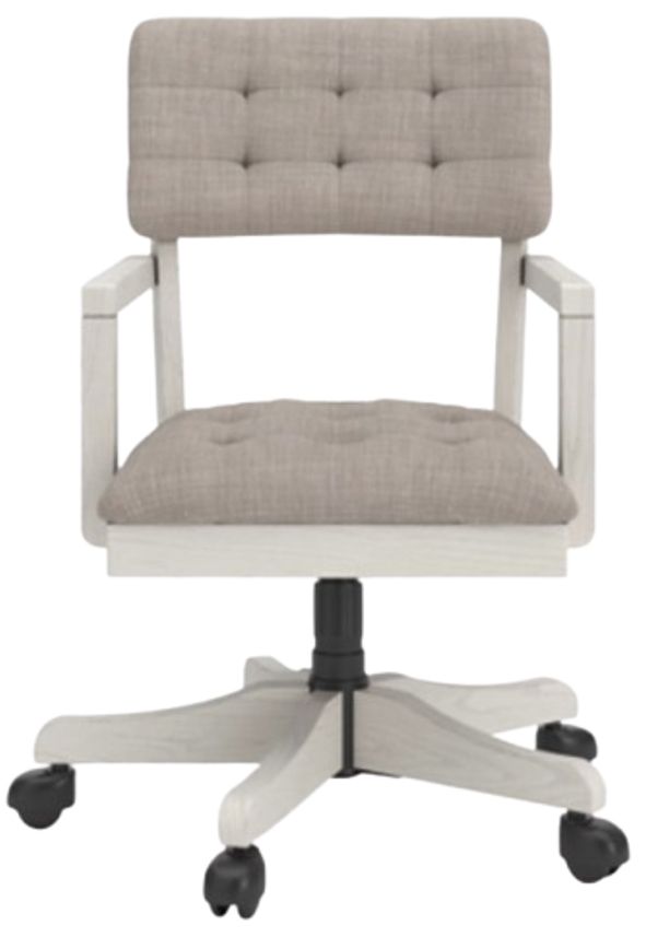 Signature Design by Ashley® Robbinsdale Antique White Home Office Desk Chair-1