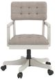 Signature Design by Ashley® Robbinsdale Antique White Home Office Desk Chair-1