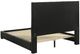 Coaster® Medley Black Eastern King Platform Panel Bed-3