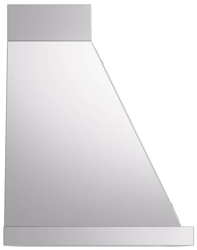 Ilve® Nostalgie II Noblesse 36" Stainless Steel Wall Mounted Range Hood with Chrome Trim-2