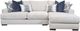 Fusion Furniture Nathan Porcelain 2-Piece Right-Arm Facing Sectional and Chaise-0