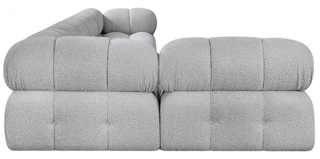 Meridian Furniture Ames 5-Piece Grey Boucle Sectional-3