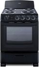 Summit® 24" Black Freestanding Electric Range-2