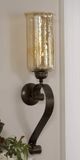 Uttermost® Joselyn Antiqued Bronze Candle Sconce-3