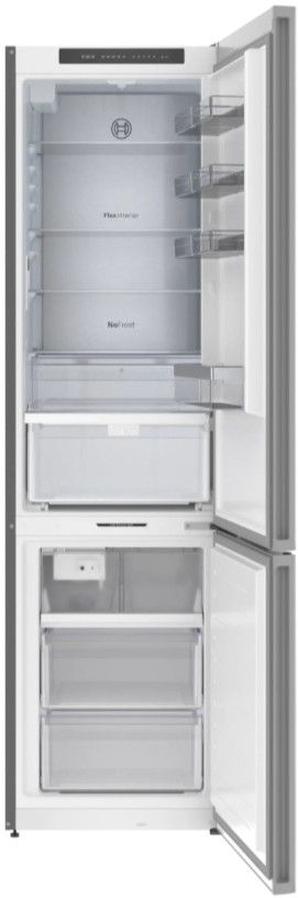 Bosch® 800 Series 24" 12.8 Cu. Ft. White Glass Counter Depth Bottom Freezer Refrigerator-1