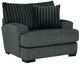 Furniture of America® Loughlin Gun Metal Chair-0