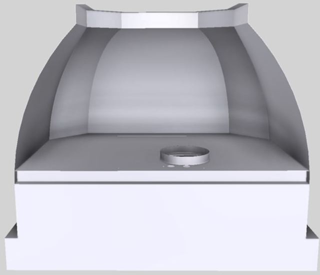 Vent-A-Hood® Designer Series 36" White Wall Mounted Range Hood-4