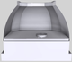Vent-A-Hood® Designer Series 36" White Wall Mounted Range Hood-4