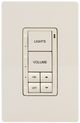 Crestron® Cameo® Almond Textured Standard Mount Keypad-0