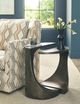 Hammary® Hidden Treasures 2-Piece Silver Gray Metallic Table Set-1