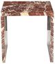 Moe's Home Collection Rosa Rosso Levanto Marble Accent Table-1