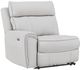 Signature Design by Ashley® Social Pointe 5-Piece Ash/Pearl Power Reclining Sectional with Storage Consoles-3