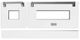 ZLINE 60" White Matte Range Door -0