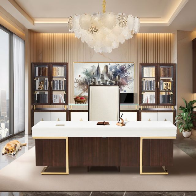 Michael Amini® Almara Gold 18-Light Chandelier-1