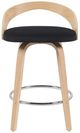 Armen Living Sonia Black/Oak Counter Stool-2