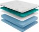 Diamond Mattress® Dreamstage 2.0 Gilded 12" Gel Memory Foam Medium Tight Top Split Head California King Mattress-2