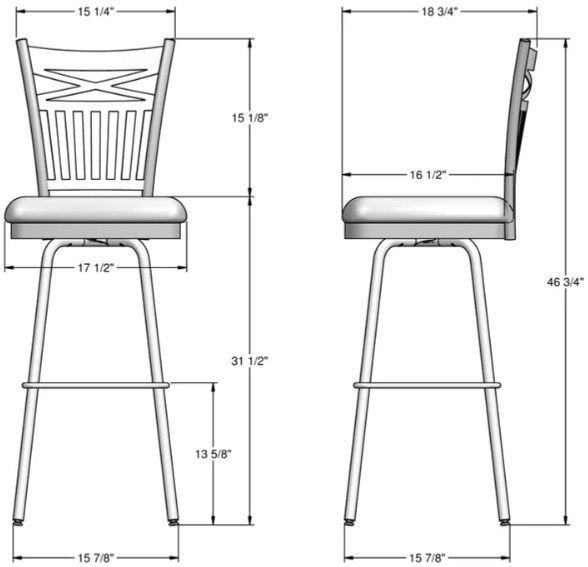 Amisco Customizable Garden Swivel Bar Stool-2