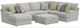 Jackson Furniture Stockbridge 4-Piece Slate Left-Arm Facing Sectional with Ottoman-0