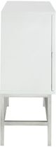 Olliix by Madison Park White Sonata Accent Chest with Two Drawers-1